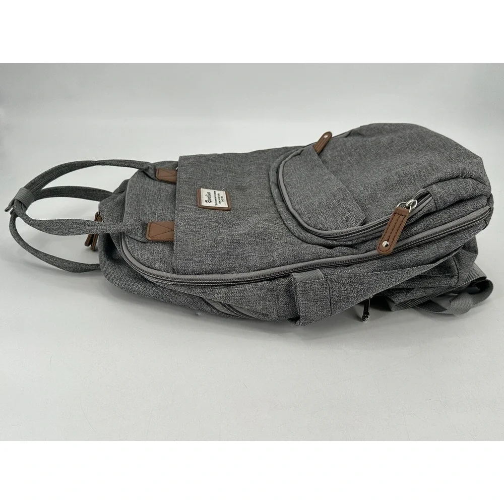 RUVALINO Diaper Backpack Multifunction Travel Bag‎ Gray